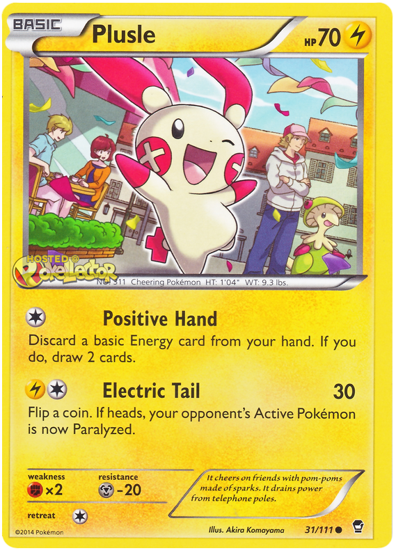 XY Furious Fists 031  Plusle