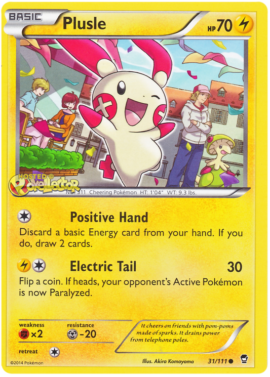 XY Furious Fists 031  Plusle