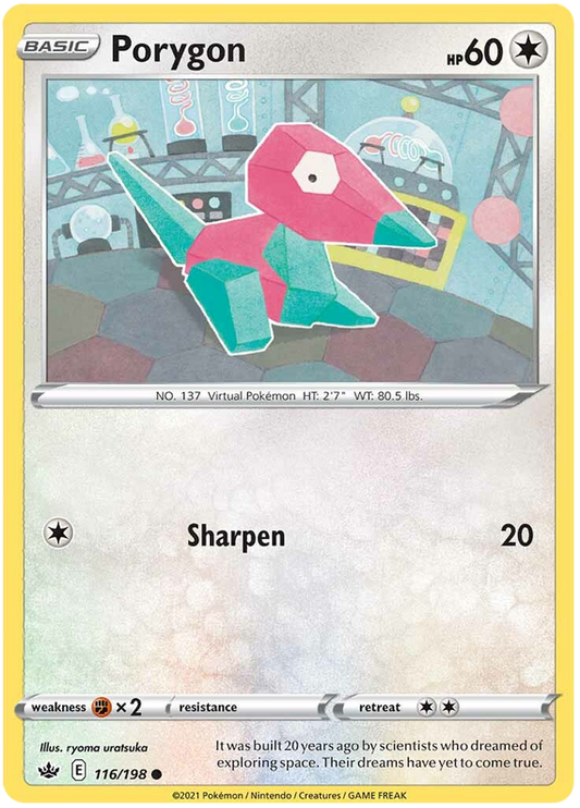 Sword and Shield Chilling Reign 116  Porygon