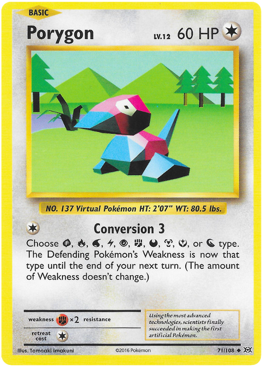XY Evolutions 071  Porygon