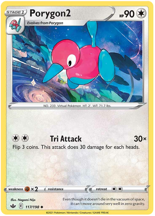 Sword and Shield Chilling Reign 117  Porygon2