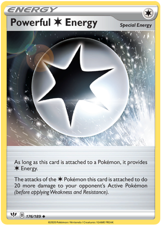 Sword and Shield Darkness Ablaze 176  Powerful Energy
