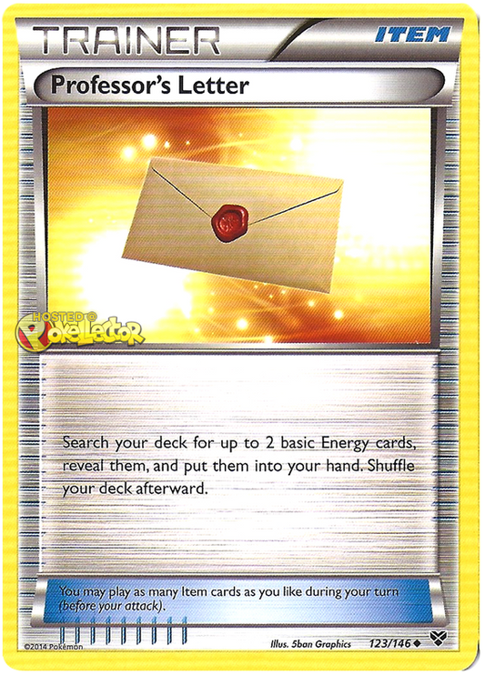 XY XY 123  Professor's Letter