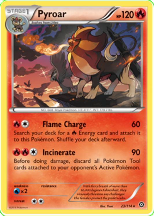 XY Steam Siege 023  Pyroar