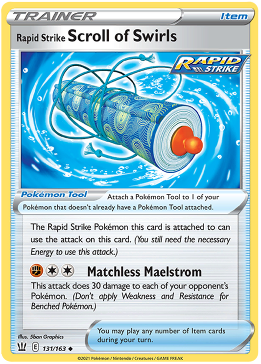 Sword and Shield Battle Styles 131  Rapid Strike Scroll of Swirls
