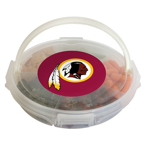 Washington Commanders Food Caddy with Lid - walk-of-famesports