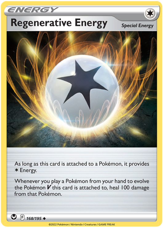 Sword and Shield Silver Tempest 168  Regenerative Energy