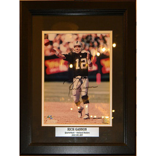 Rich Gannon Signed Autographed 8x10 Framed