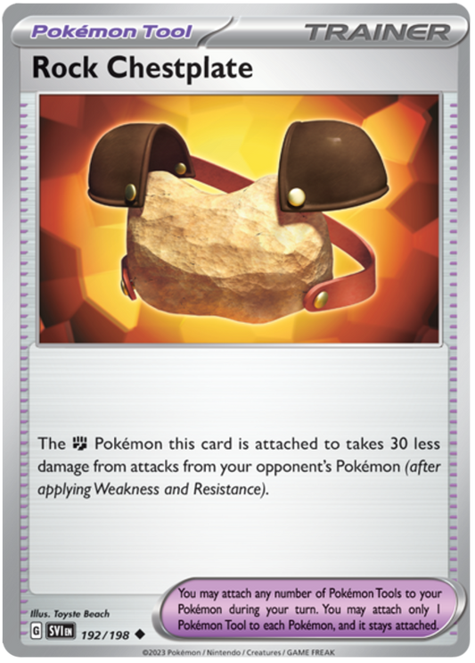 Scarlet and Violet Scarlet & Violet 192  Rock Chestplate