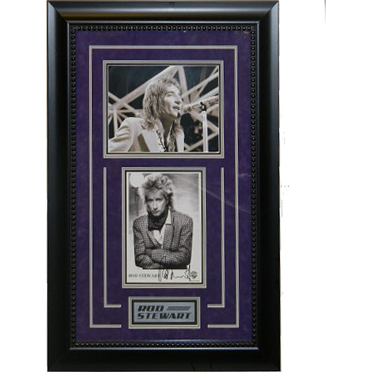 Rod Stewart Autographed 8x10 Framed