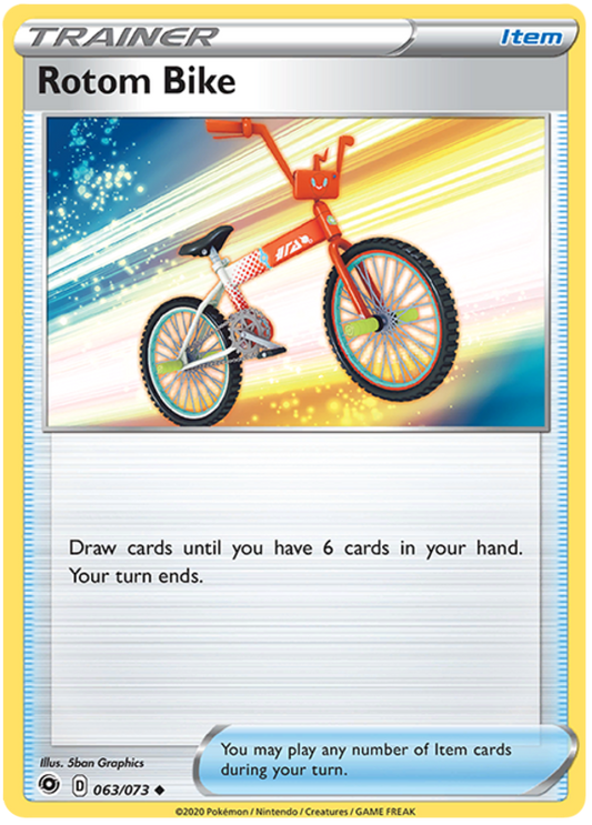 Sword and Shield Champion's Path 63  Rotom Bike