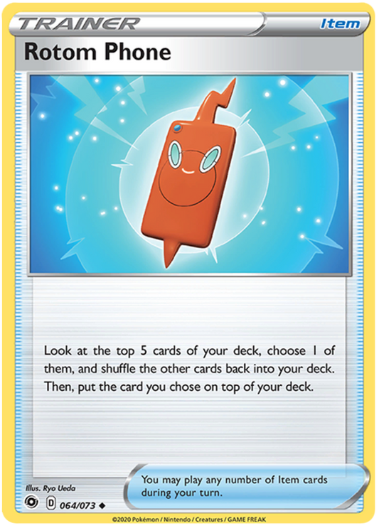 Sword and Shield Champion's Path 64  Rotom Phone