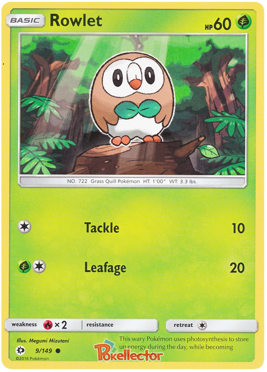 Sun and Moon Sun & Moon 009  Rowlet
