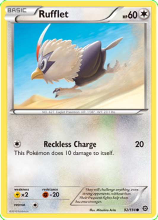 XY Steam Siege 092  Rufflet