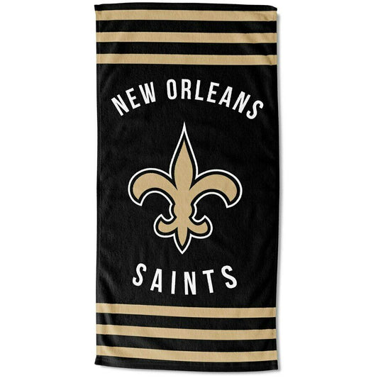 New Orleans Saints Stripes Beach Towel 30"x60"