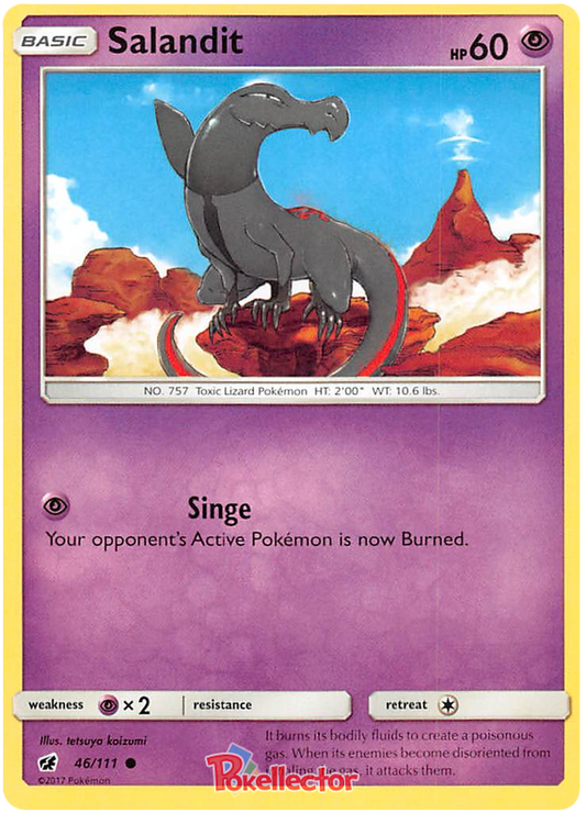 Sun and Moon Crimson Invasion 046  Salandit
