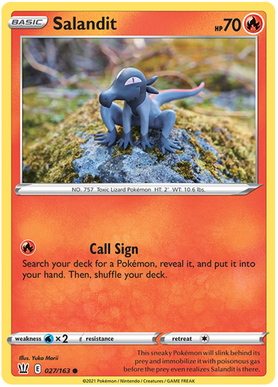 Sword and Shield Battle Styles 027  Salandit