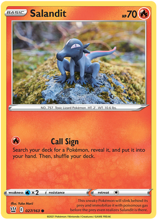 Sword and Shield Battle Styles 027  Salandit