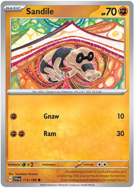 Scarlet and Violet Scarlet & Violet 115  Sandile