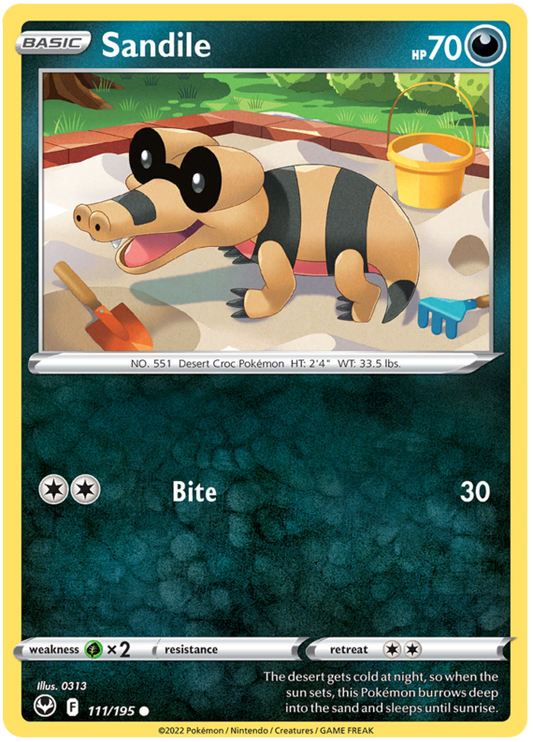 Sword and Shield Silver Tempest 111  Sandile