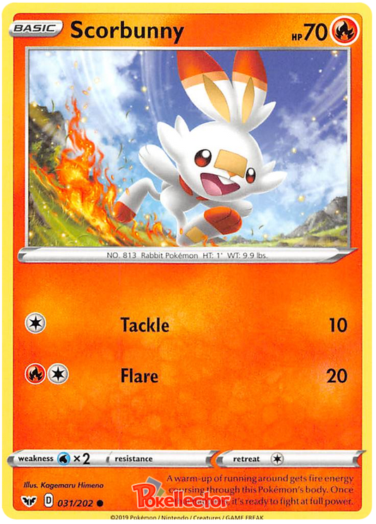 Sword and Shield Sword & Shield 031  Scorbunny