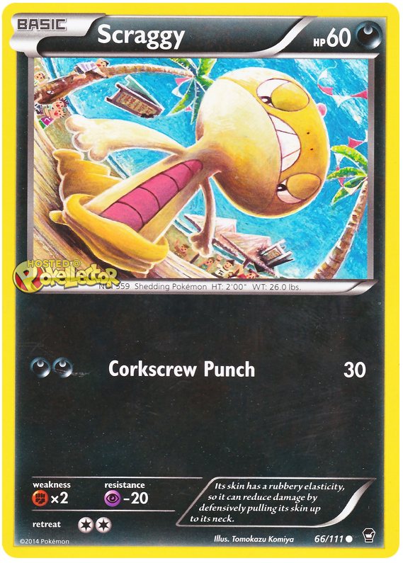 XY Furious Fists 066  Scraggy