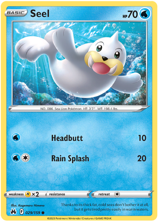 Sword and Shield Crown Zenith #29 Seel