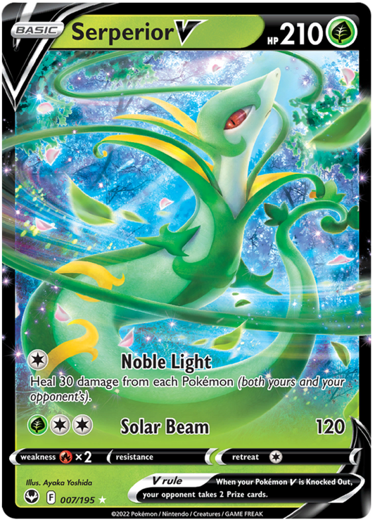 Sword and Shield Silver Tempest 007  Serperior V