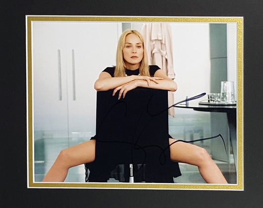 Sharon Stone Signed Autographed 8x10 in Basic Instinct