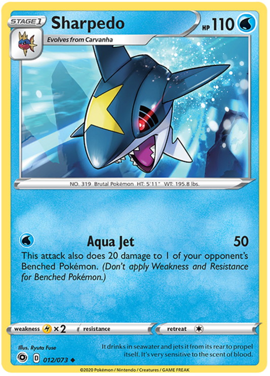 Sword and Shield Champion's Path 12  Sharpedo