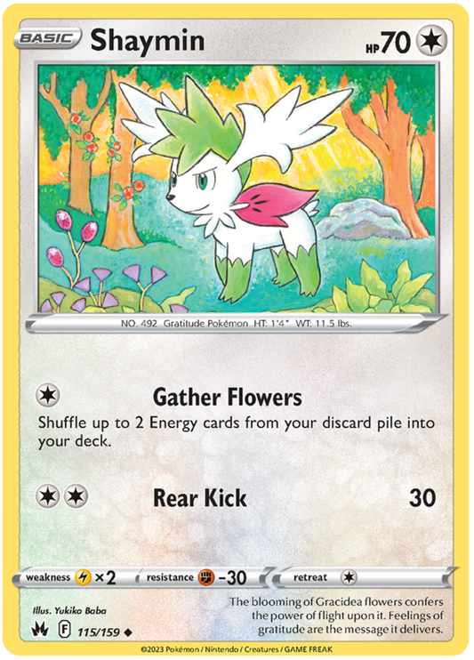 Sword and Shield Crown Zenith #115 Shaymin