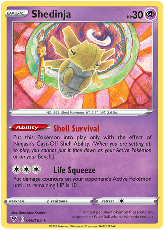 Sword and Shield Vivid Voltage 066  Shedinja