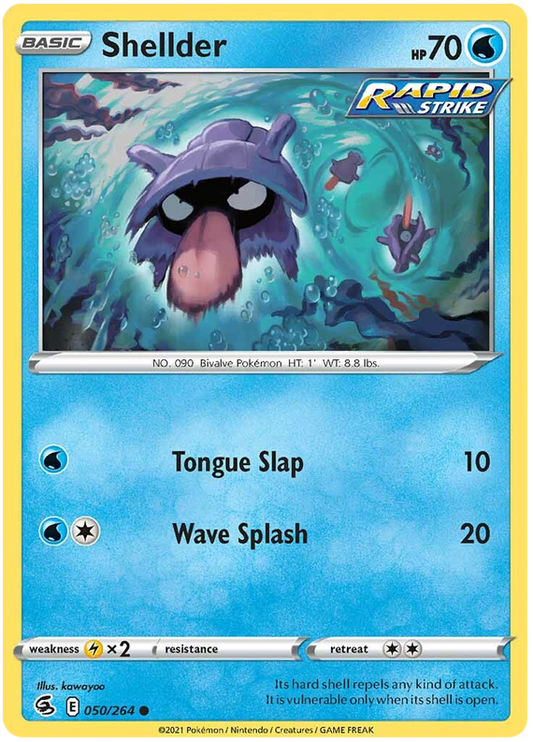 Sword and Shield Fusion Strike 050  Shellder