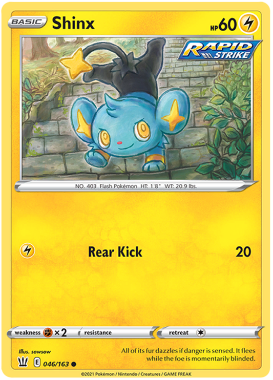 Sword and Shield Battle Styles 046  Shinx
