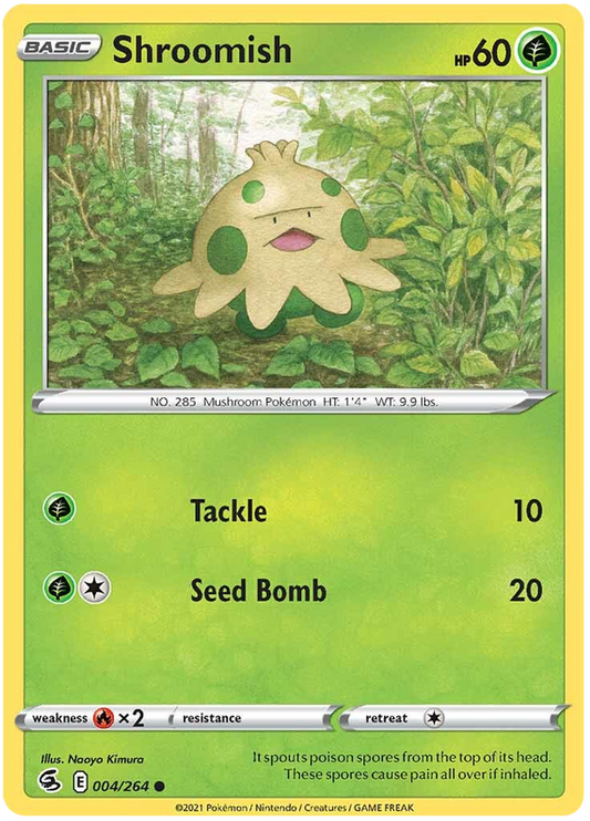 Sword and Shield Fusion Strike 004  Shroomish
