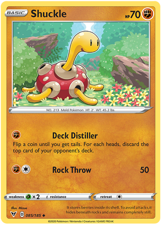 Sword and Shield Vivid Voltage 085  Shuckle