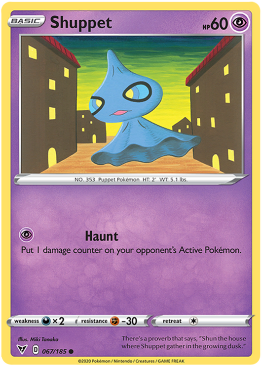Sword and Shield Vivid Voltage 067  Shuppet
