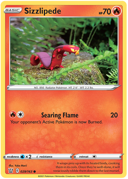 Sword and Shield Battle Styles 029  Sizzlipede