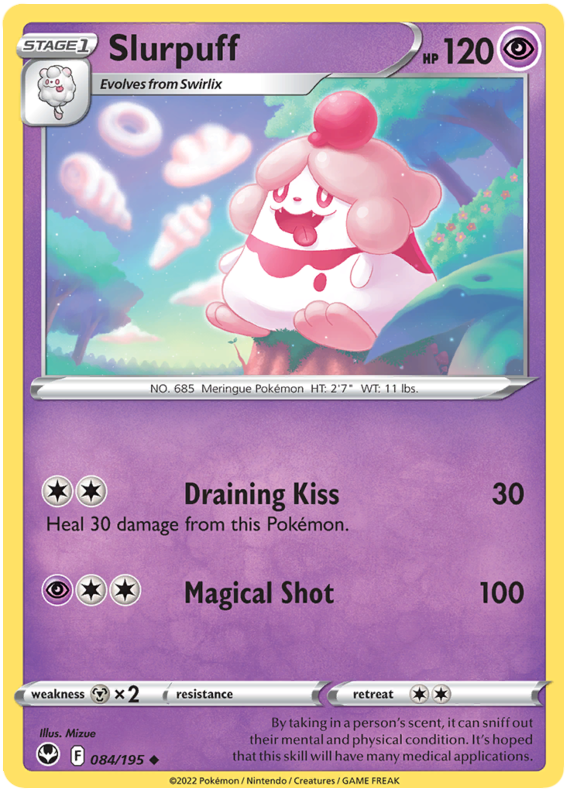 Sword and Shield Silver Tempest 084  Slurpuff