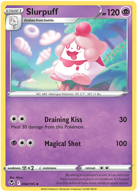 Sword and Shield Silver Tempest 084  Slurpuff