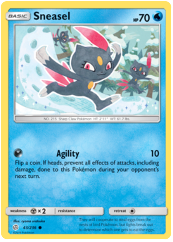 Sun and Moon Cosmic Eclipse 043  Sneasel