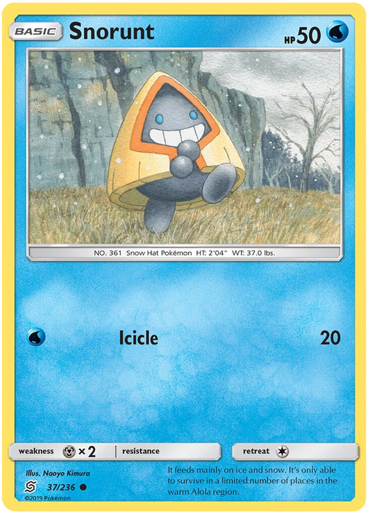 Sun and Moon Unified Minds 037  Snorunt