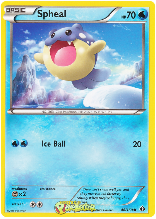 XY Primal Clash 046  Spheal