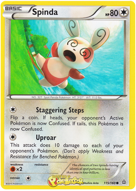 XY Primal Clash 115  Spinda
