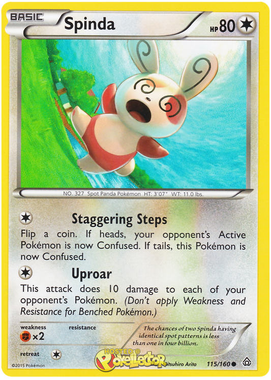 XY Primal Clash 115  Spinda