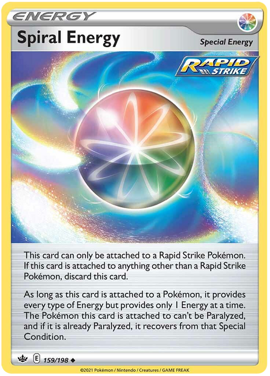 Sword and Shield Chilling Reign 159  Spiral Energy