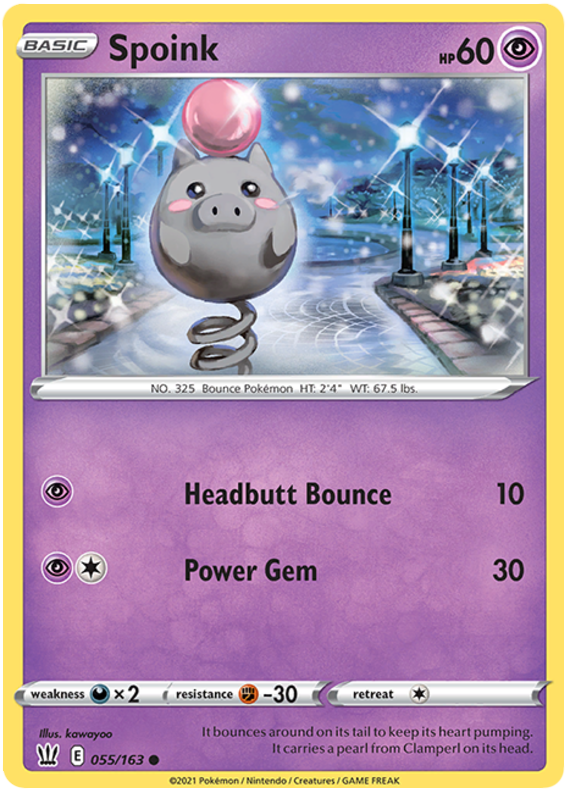 Sword and Shield Battle Styles 055  Spoink
