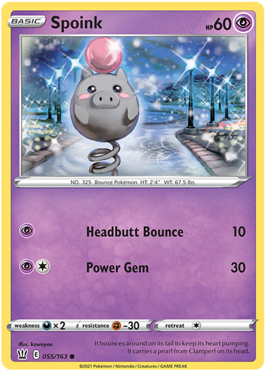 Sword and Shield Battle Styles 055  Spoink