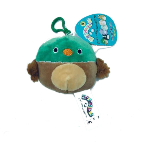 Squishmallows Avery the Duck 3.5" Stuffed Plush Clip - walk-of-famesports