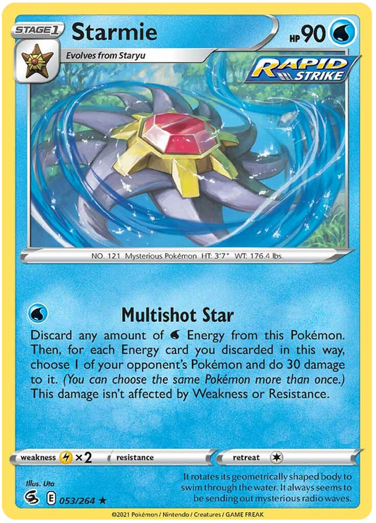 Sword and Shield Fusion Strike 053  Starmie